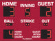 BA9081PC - 6'x8' Scoreboard With Pitch Count