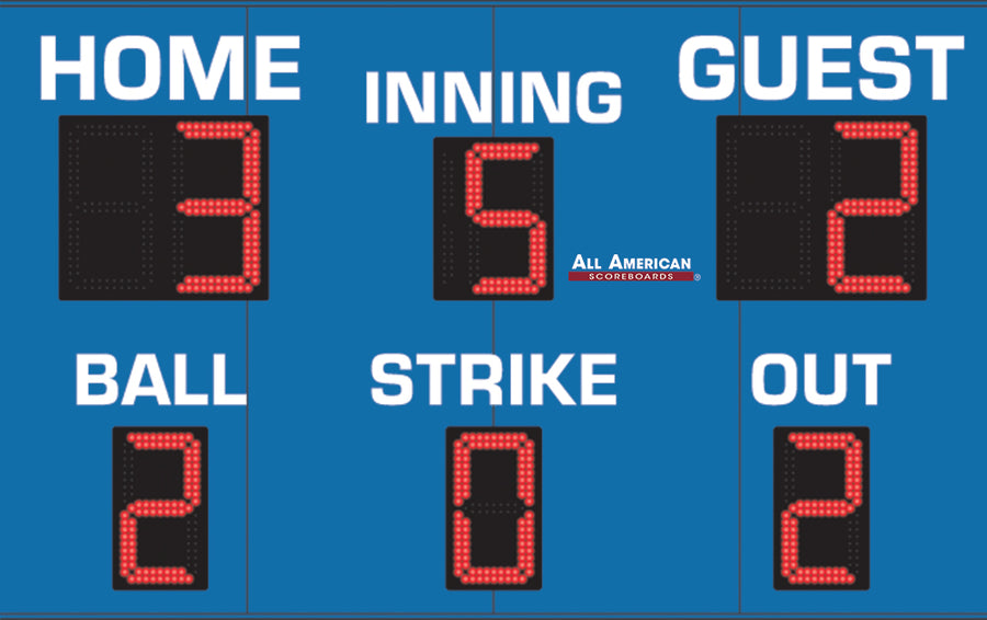 BA9086 - 5'x8' Basic Scoreboard