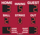 BA9086PC - 7'x8' Scoreboard With Pitch Count