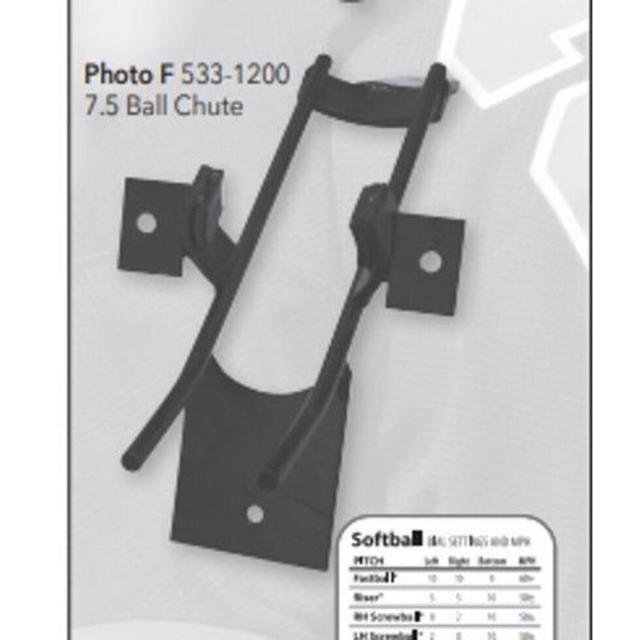 Baseball Chute Assembly