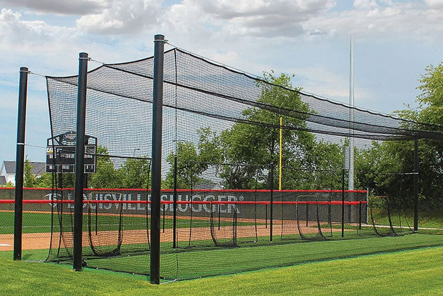 PRO Heavy-Duty Outdoor Batting Cage - Hoistable