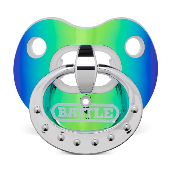Chrome and Iridescent Binky Oxygen Mouthguards