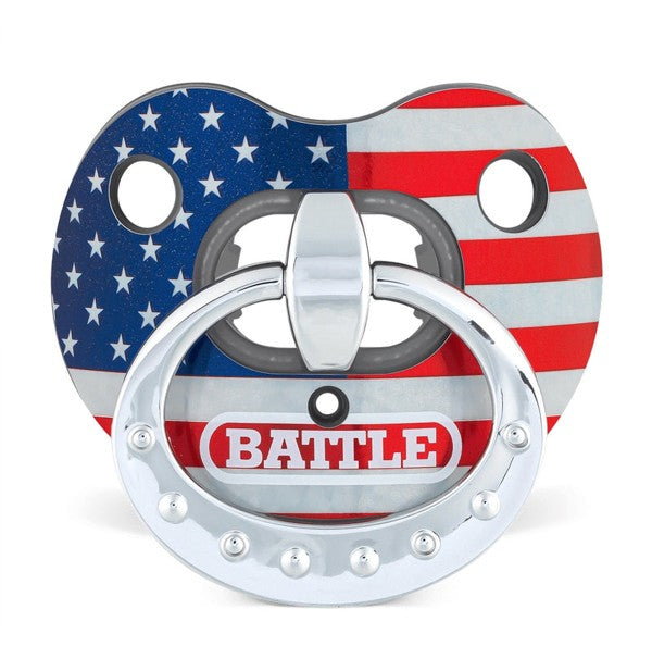 Chrome and Iridescent Binky Oxygen Mouthguards