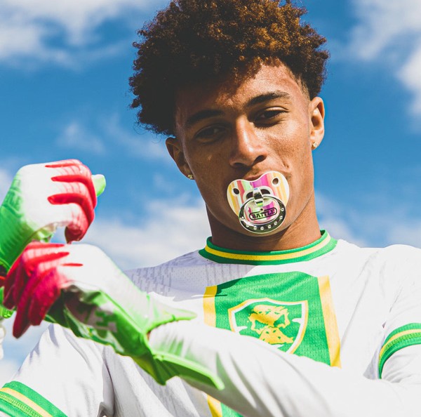 Chrome and Iridescent Binky Oxygen Mouthguards