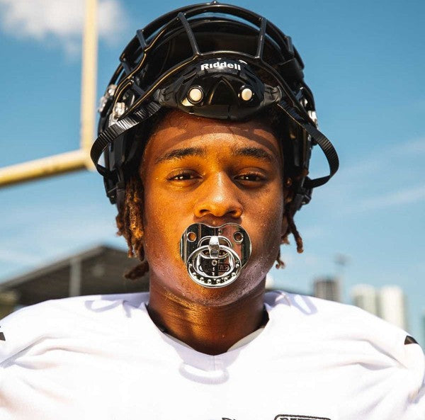 Chrome and Iridescent Binky Oxygen Mouthguards
