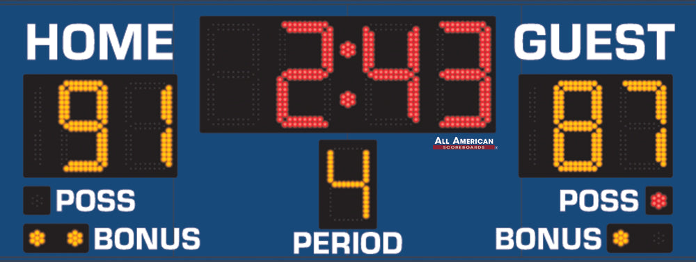 BASKETBALL RADIO SB 3'x8' 9000 SERIES Basic