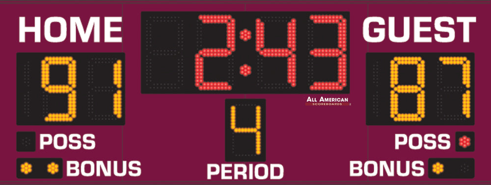 BASKETBALL RADIO SB 3'x8' 9000 SERIES Basic