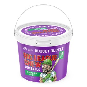 Big League Chew 80ct Gumball Bucket Original