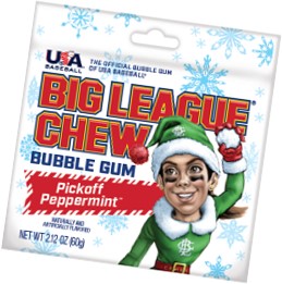 Big League Chew Christmas “Pickoff Peppermint”