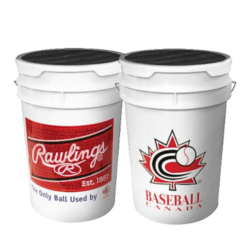 RAWLINGS BASEBALL CANADA BUCKET - 6 PACK