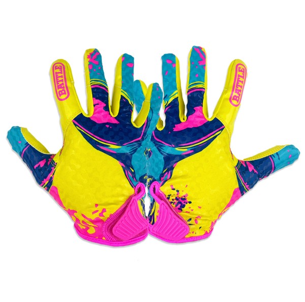 Chameleon Receiver Football Youth Gloves