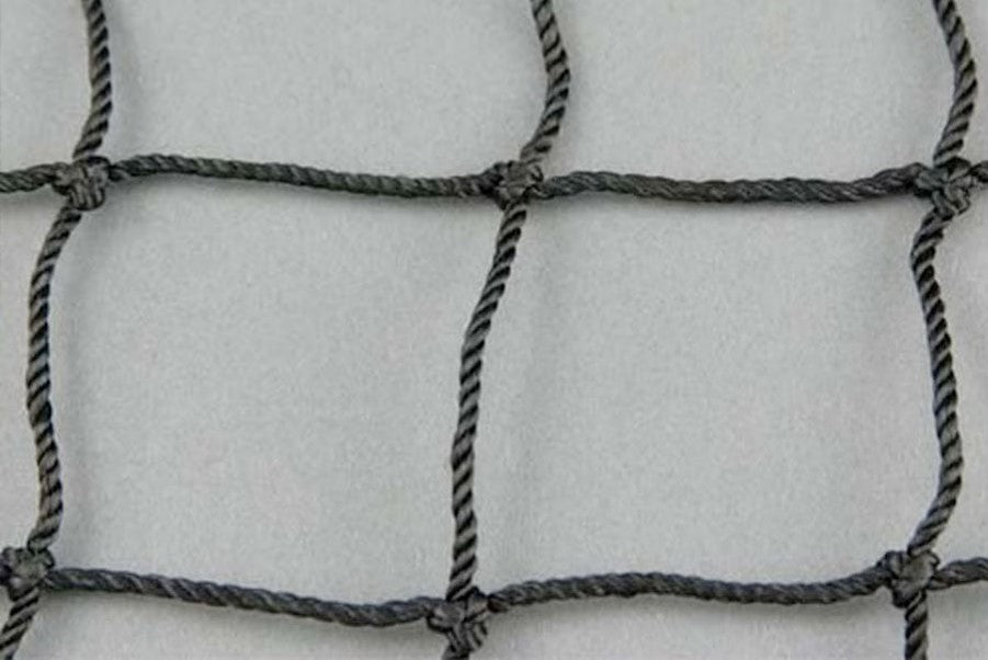 7/8" Golf KNOTTED #18 Netting Panel - Black