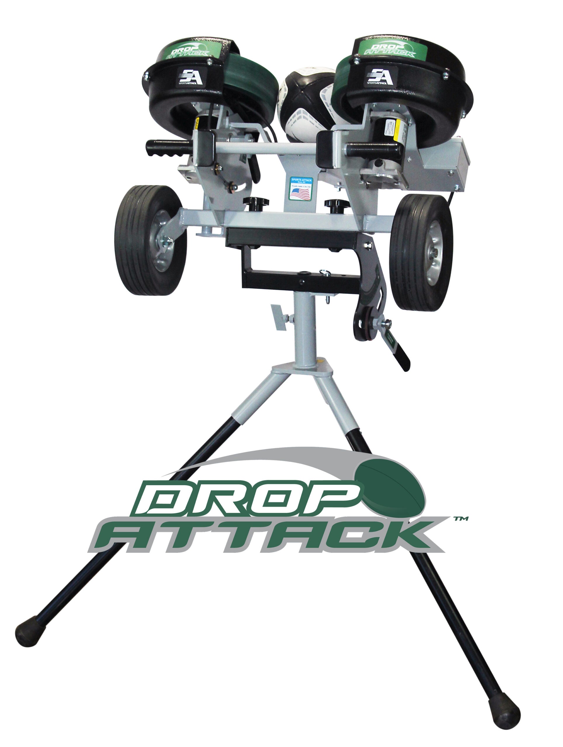 Rugby Drop Attack Machine, 12V DC (W/90V Charger)