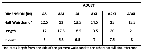 Football Integrated Girdle - Adult Shorts