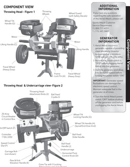 Football & Rugby Leg, 34” - Rugby drop and Football Snap and Aerial Machines