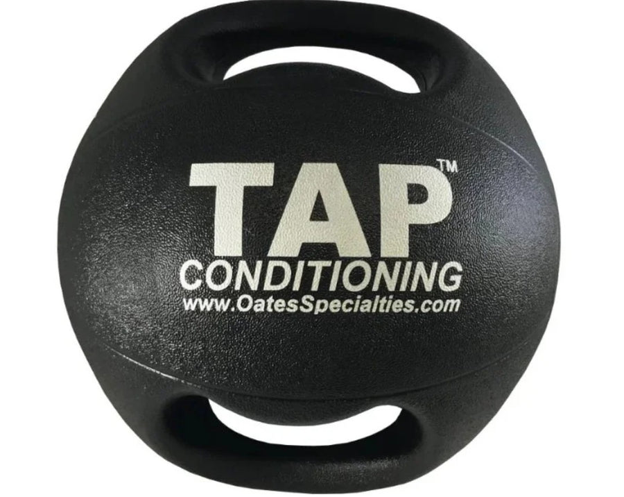 Médecine-ball à double poignée TAP® pour l'entraînement sportif en rotation