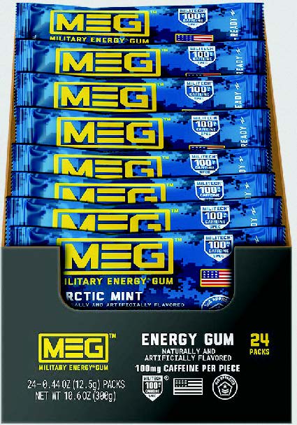 MEG (Military Energy Gum)5-Piece Pouch - 12CT