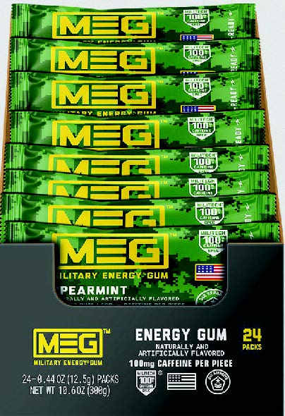 MEG (Military Energy Gum)5-Piece Pouch - 12CT
