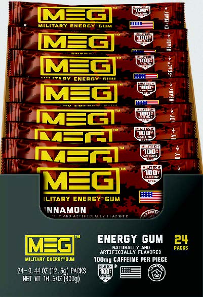 MEG (Military Energy Gum)5-Piece Pouch - 12CT