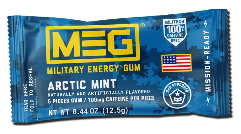 MEG (Military Energy Gum)5-Piece Pouch - 12CT