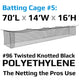 JUGS BATTING CAGE NETTING #5