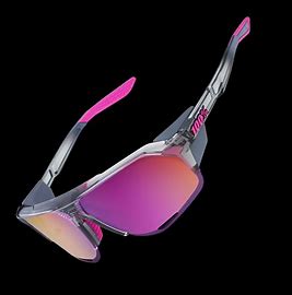 NORVIK - TOKYO NIGHT - Polished Translucent Grey - Purple Multilayer Mirror Lens