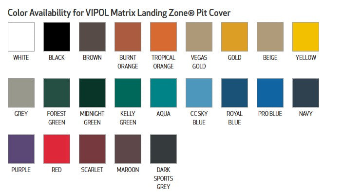 Aer-Flo Landing Zone Ballasted Pit Cover - Vipol Mesh