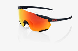 RACETRAP 3.0 - Soft Tact Black - HiPER Red Multilayer Mirror Lens
