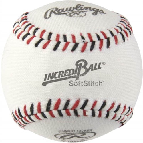 Rawlings Incredi-Ball 9-Inch White Softstitch Baseballs - dz.