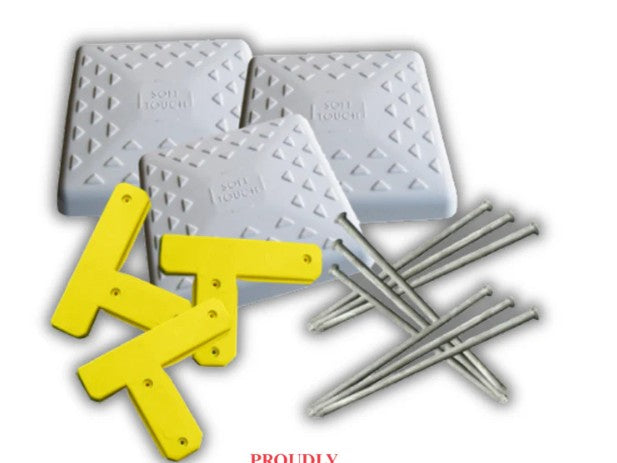 3 - BASES DE 15" AVEC TEES ET POINTES
