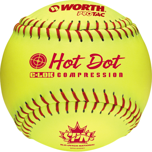 WORTH SPN HOT DOT 11" and 12" - .52 COR / 275 LBS