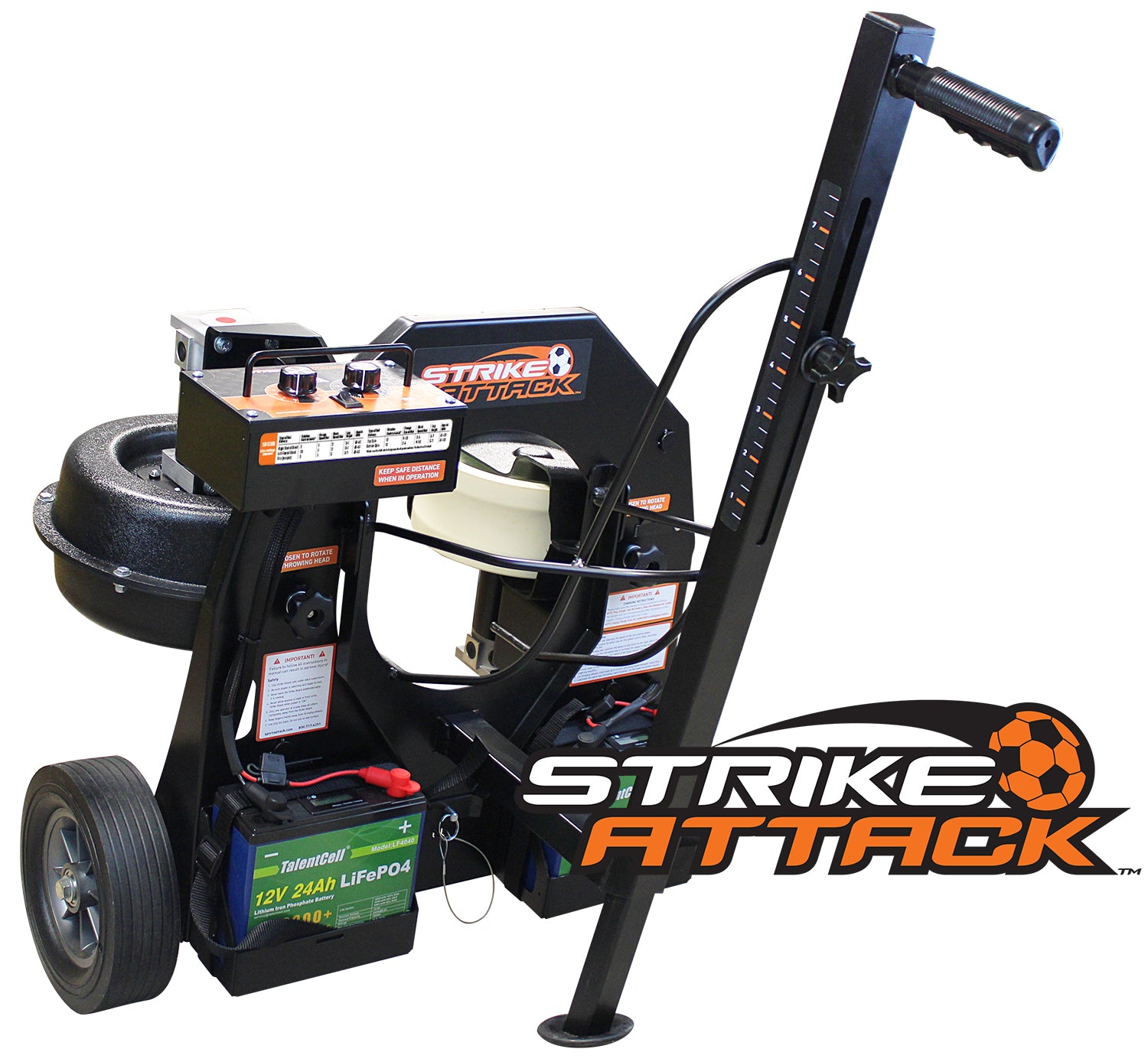 Strike Attack Soccer Machine, 12V DC (W/90V Charger)