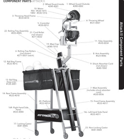 Volleyball Attack II Arm Assy (AV2)